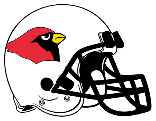 Ball State Cardinals 1985-1989 Helmet Logo iron on transfers for fabric